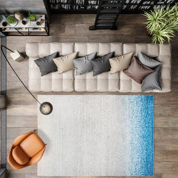 Happy shore Modern Gradient Area Rug